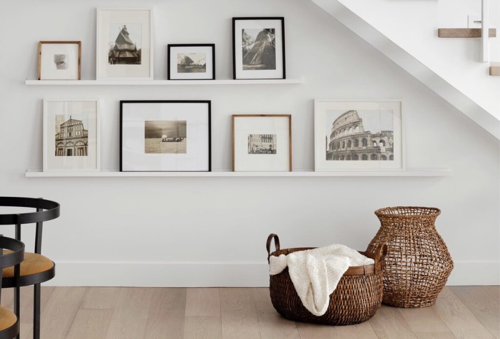 How To Style Picture Ledges - House Becomes Home Interiors