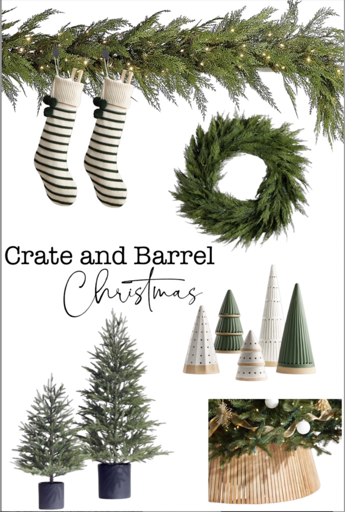 Crate and Barrel Christmas House Home Interiors