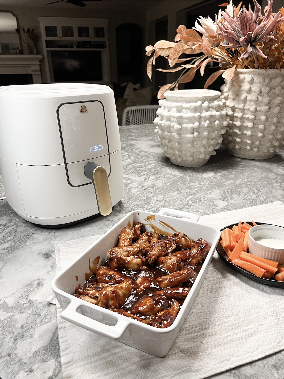 Air Fryer Chicken Wings With Walmart - House Becomes Home Interiors