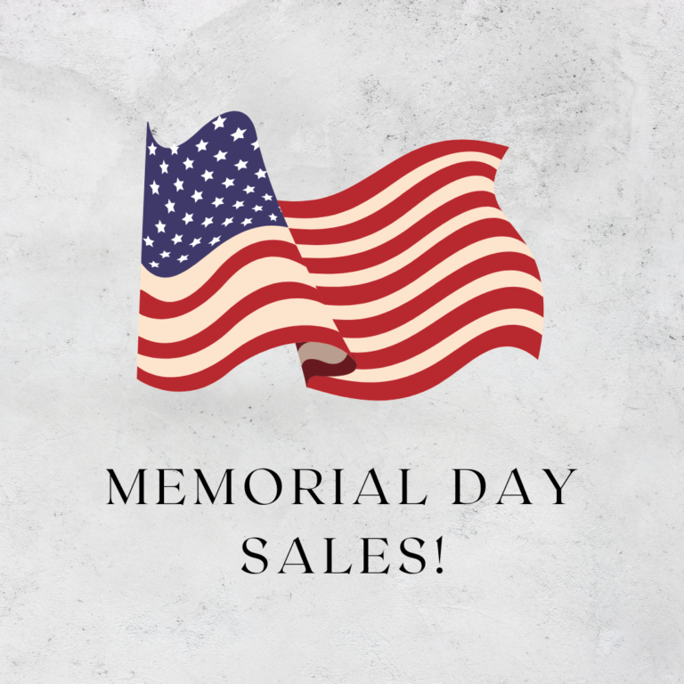 Memorial Day Sales!