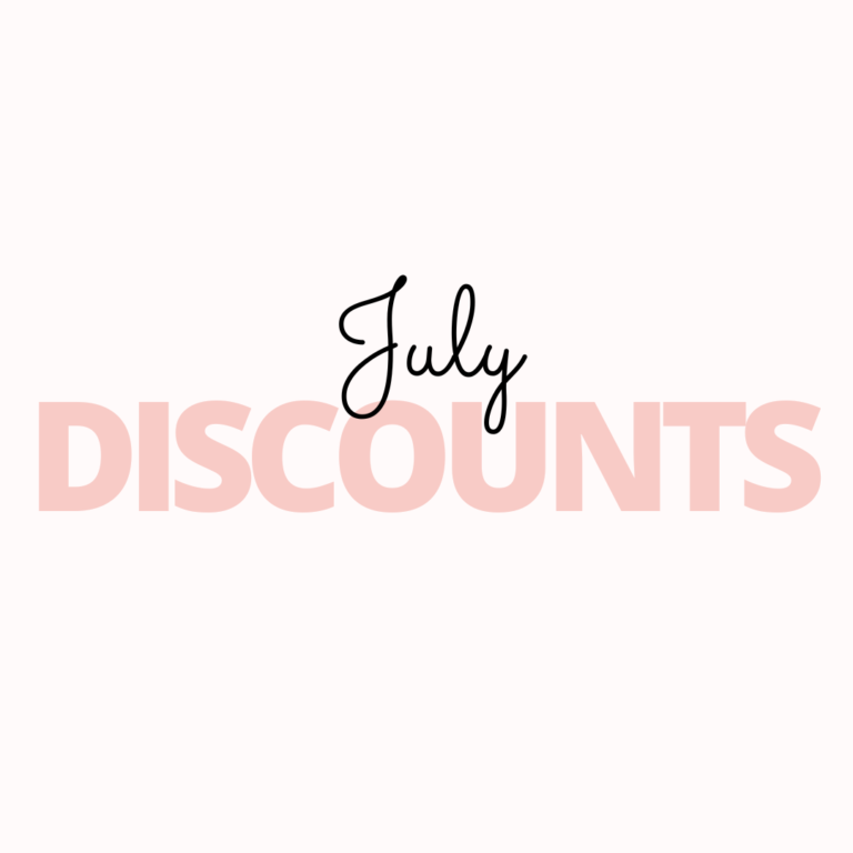 July Discounts!